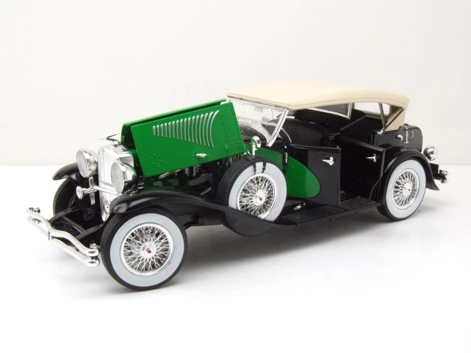 Duesenberg Softtop 1934 schwarz grün Modellauto 1:18 Signature Models - Bild 4 von 4