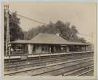 Vintage 1920s Tuckahoe, NY Crestwood Railroad Station/Train Depot Photo — photo 1