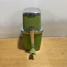 Vintage Swing Away Ice Crusher Manual Hand Crank Avocado Green Retro MCM 70s
