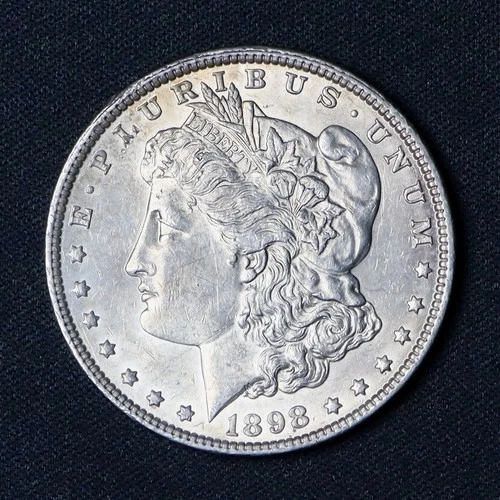 1898 $1 Morgan Silver Dollar Circulated VF