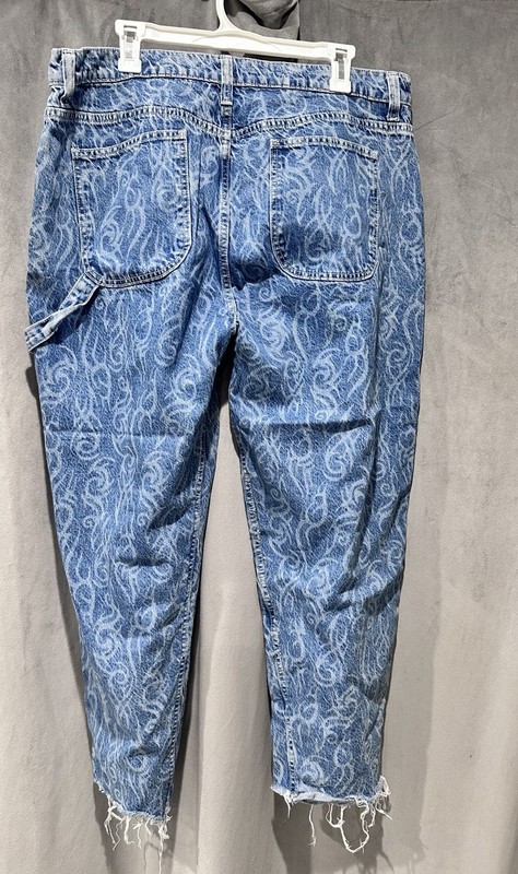 ASOS DESIGN Jeans Mens 36 Blue Denim Design Tapered Leg