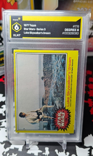 1977 Topps Star Wars #176 Luke Skywalker's dream — PSA 6