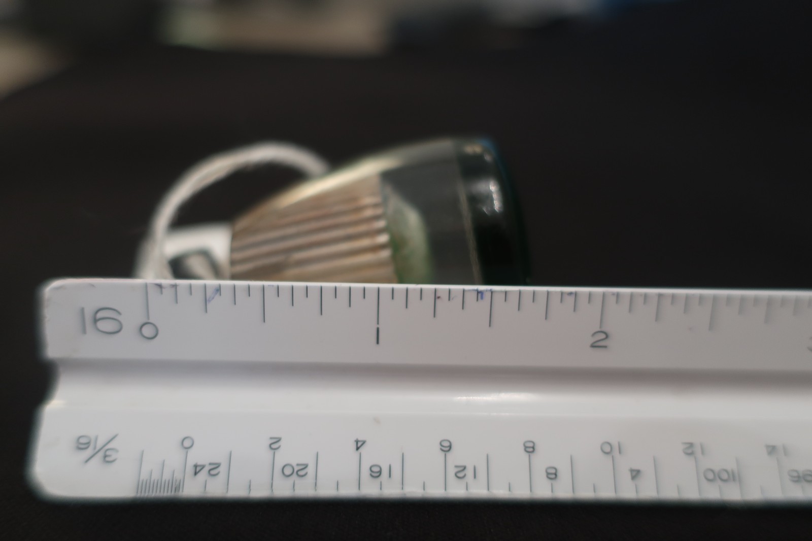 Vintage Antique GM Acrylic Gear Shift Knob Rockabilly Rat Rod Green