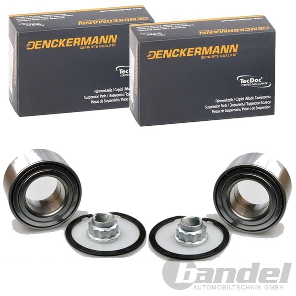 2X Denckermann RADLAGER-SATZ Vorne Passend FüR Lexus ES RX Toyota Avensis Camry-image
