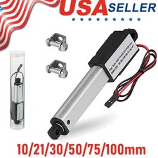 12V Electric Micro Linear Actuator 1.2" 2" 3" 4" Stroke Fast Speed Up To 6inch/s