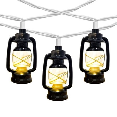8.5Ft Black Mini Kerosene String Lights, Vintage Fairy Decorative Lights with...