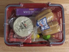 HEB Grocery Store Kids Play Food Shopping Basket ~ BRAND NEW SEALED! H-E-B Texas