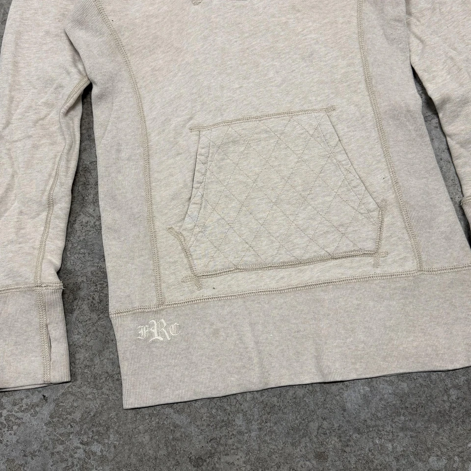 Polo Ralph Lauren Rugby Mujer Gris Medio Mantón Cuello Pulgares De Colección Raro Foto 2 de 4