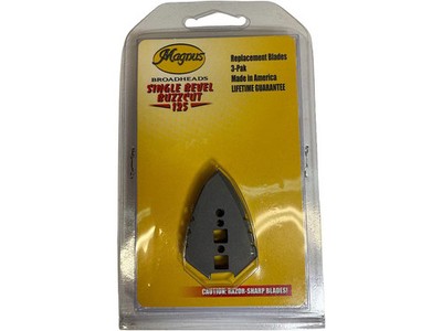 Magnus Single Right Bevel Buzzcut Broadhead Replacement Blade 125 Grain
