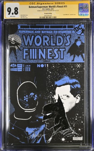 Mora Sketch CGC SS 9.8 Batman/Superman: Worlds Finest #11 Jack White III Variante