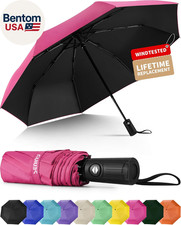 Windproof Travel Umbrella, Automatic Umbrellas for Rain, Portable  Compact Umbr