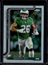 2025 Topps Chrome Saquon Barkley Refractor #248 Eagles