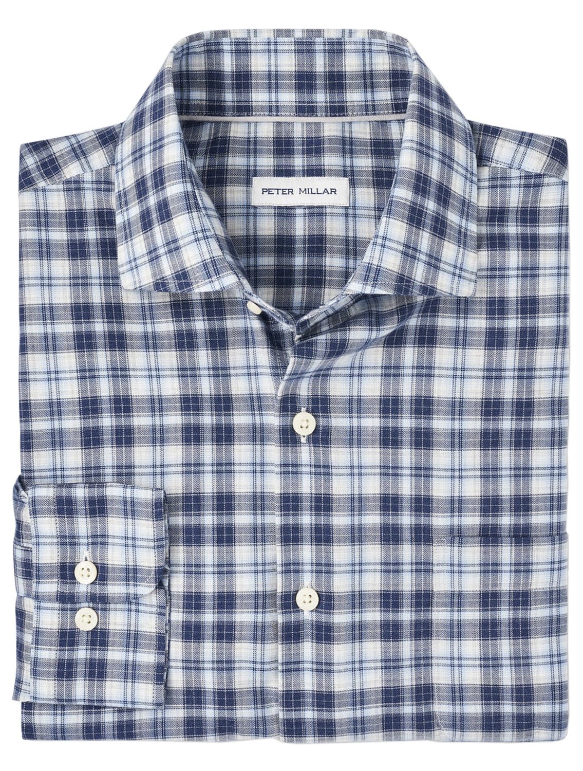 Летняя мягкая спортивная рубашка Peter Millar Mens Brooks X-Large Galaxy -  Зеландия, 160