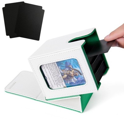 MTG Deck Box for Commander Display, Fits 100 Double Sleeved Cards, TCG Card Stor