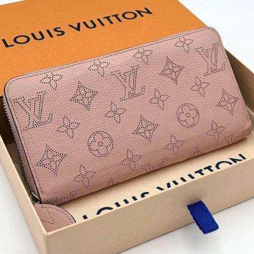 Louis Vuitton Monogram Mahina Zippy Wallet Long Wallet LV New Model