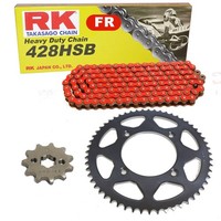 Kettensatz Geeignet FüR Yamaha SR 125 96-02 Kette RK FR 428 HSB 120 Offen RO