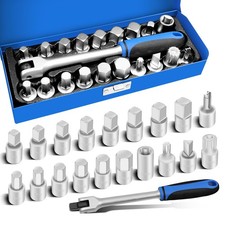 20pcs 38 Drive Oil Drain Sump Plug Key Set Drain Plug Socket Set Gearbox ... 20pcs 38 Drive Oil Drain Sump Plug Key Set Drain Plug Socket Set Gearbox ...