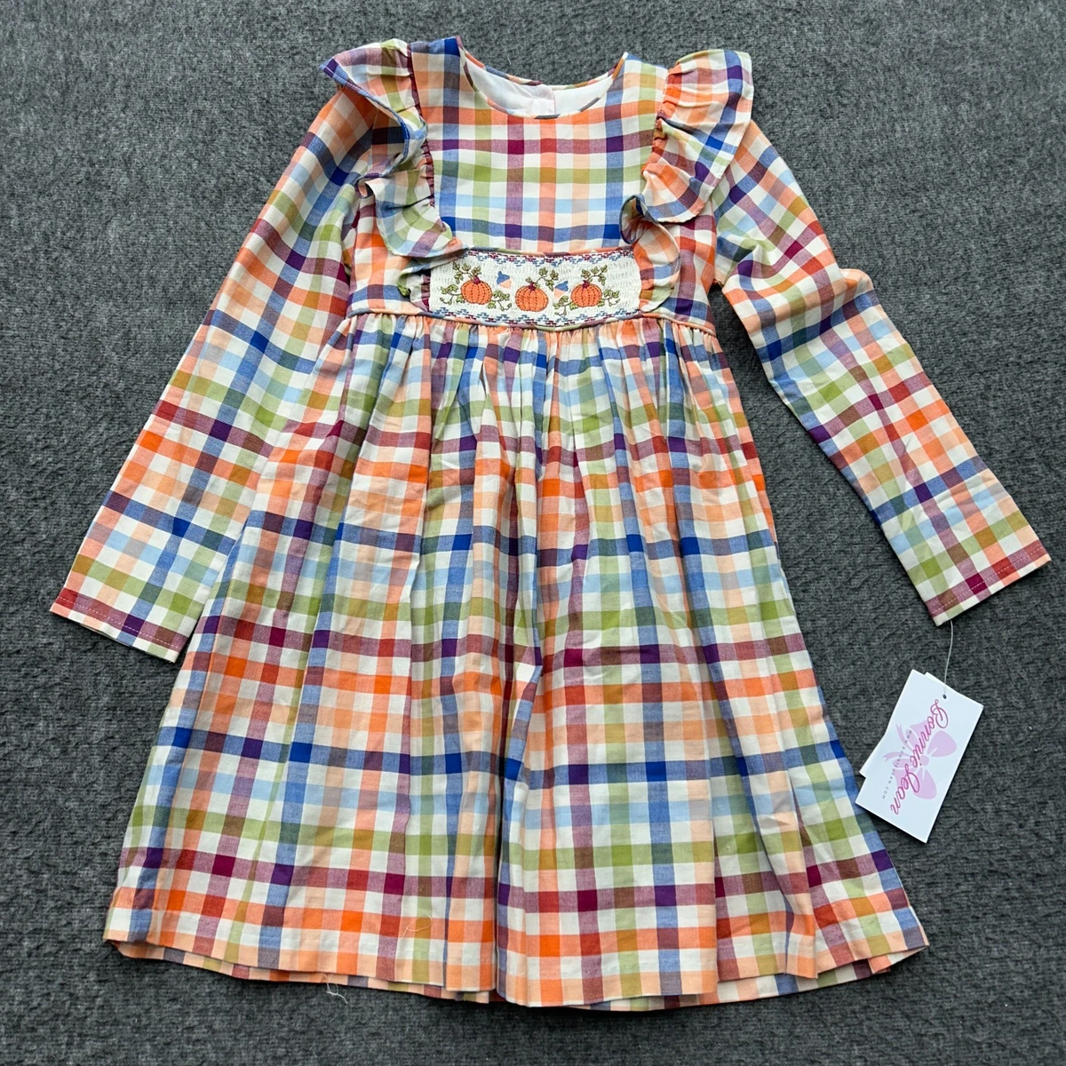 Holiday Smocked Dresses for Girls for sale | eBay
