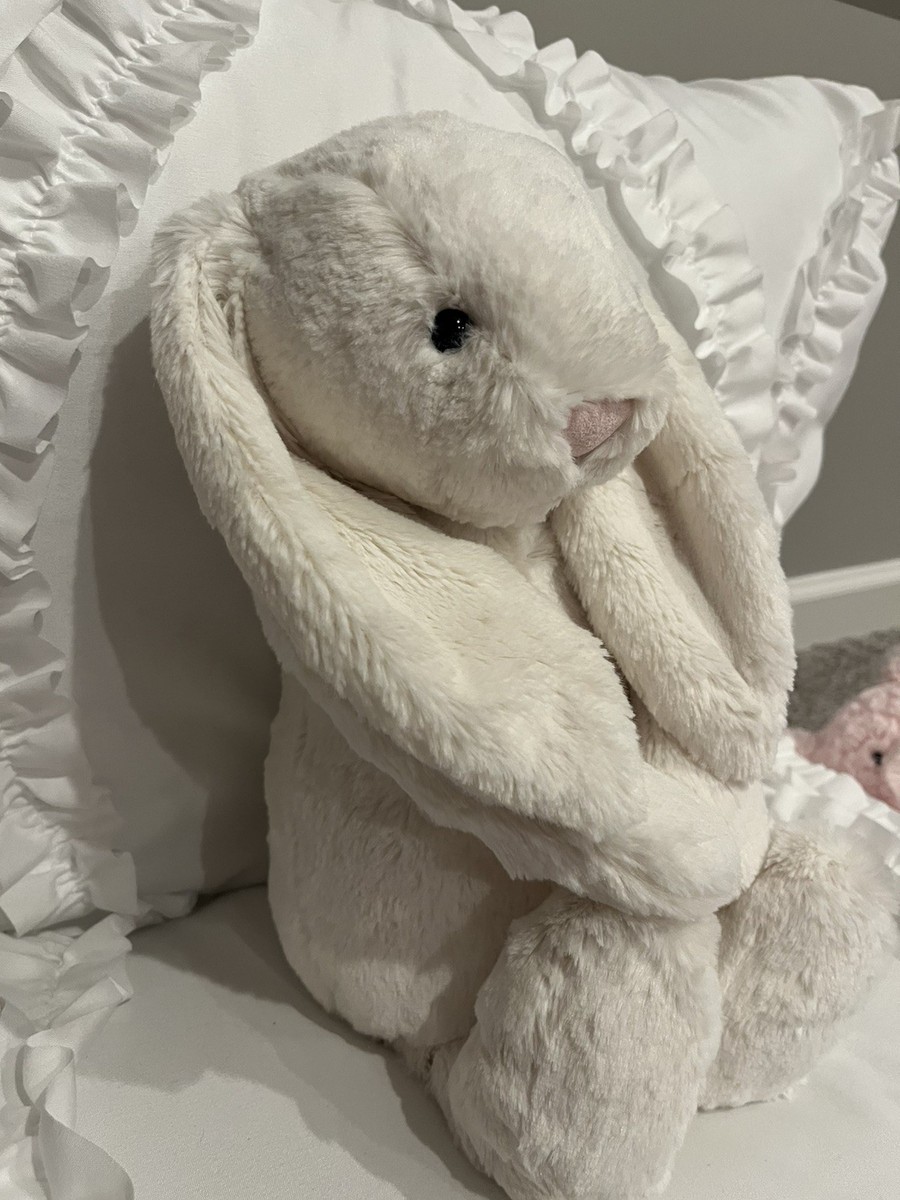 BNWT Jellycat Large 14” Bashful Cream Bunny HTF & Medium Bashful