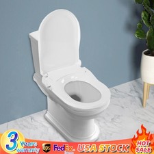 Round Toilet Seat Bidet Rear Non-electric Dual Nozzle Toilet Seat Attachment