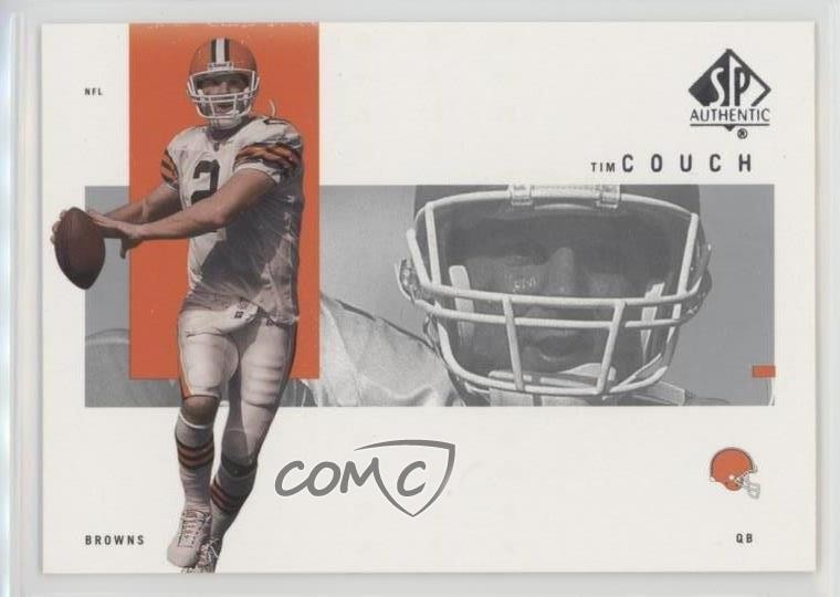 2001 SP Authentic Tim Couch #24 2u3