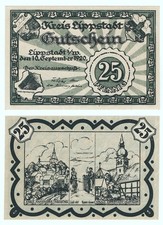 ✦LIPPSTADT: "Kościół próbny Belecke • Kościół parafialny Suttrop", 50 pfg. PIENIĄDZE AWARYJNE 