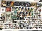 STAR WARS MASSIVE PARTS & ACTION FIGURE LOT 90s-2000s CONTEMPORARY LOOSE & MIB