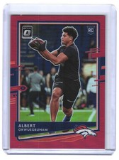 2020 Albert Okwuegbunam Optic Red Prizm RC 19/99 #P-274 (H1702) $6 MAX SHIP