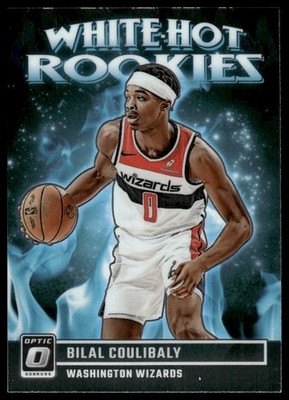 Bilal Coulibaly Rookie 2023-24 Donruss Optic #4 White Hot Rookies Wizards