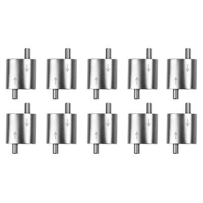 10Pcs Bidirectional Steel Wire Rope Clamp Stainless Steel Wire Rope Clip