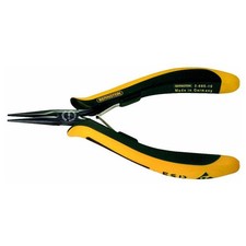 Image of Bernstein 3-685-15 Snipe Nose Pliers EUROline-Conductive Long Plain Jaws 140mm