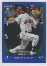 2011 Bowman Draft Chrome Blue Refractor 98/199 Ezequiel Carrera #15 1c6
