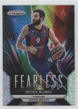 2023 Prizm Turkish Airlines EuroLeague Fearless Mojo 12/25 Ricky Rubio #13 3d3