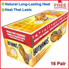 HotHands Insole Foot Warmers - Long Lasting Heat Safe Natural Odorless 16 Pairs