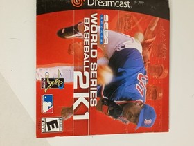 (Manual Only) World Series Baseball 2K1 Sega Dreamcast Authentic