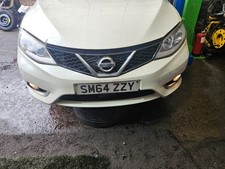 2014 - 21 Nissan Pulsar MK3 C13 - Front Bumper In White QAB Without Grill /Marks