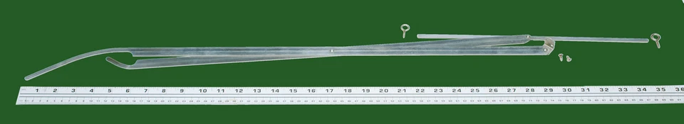 SCISSOR DOOR MECHANISM “E”, “G”, “H” series & 41" COMMERCIAL GLOBE WERNICKE RARE - Image 3 of 4