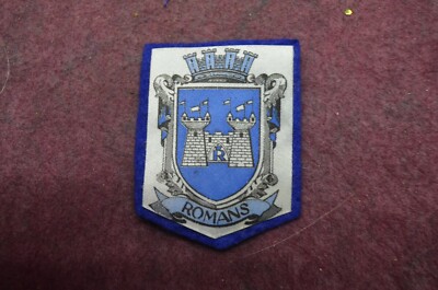 Ancien écusson Biscotte Grégoire - Blason Région Isère, Ville Anjou, CPA