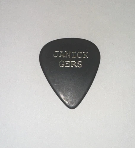 Iron Maiden 1992 Fear of the Dark concert tour Janick Gers stage Guitar Pick 90s