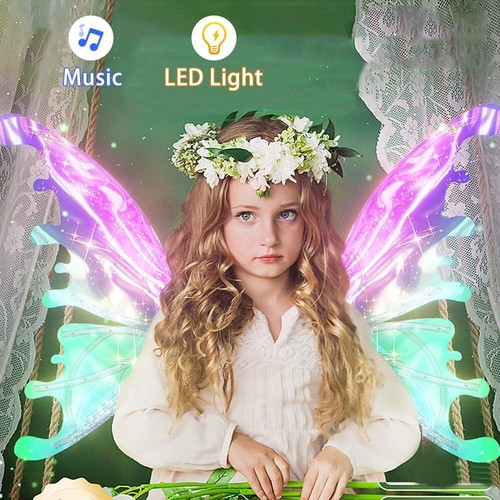 Elektrischer Engelsflügel flatternder Schmetterlingsflügel LED-Feenflügel DE - Bild 6 von 12