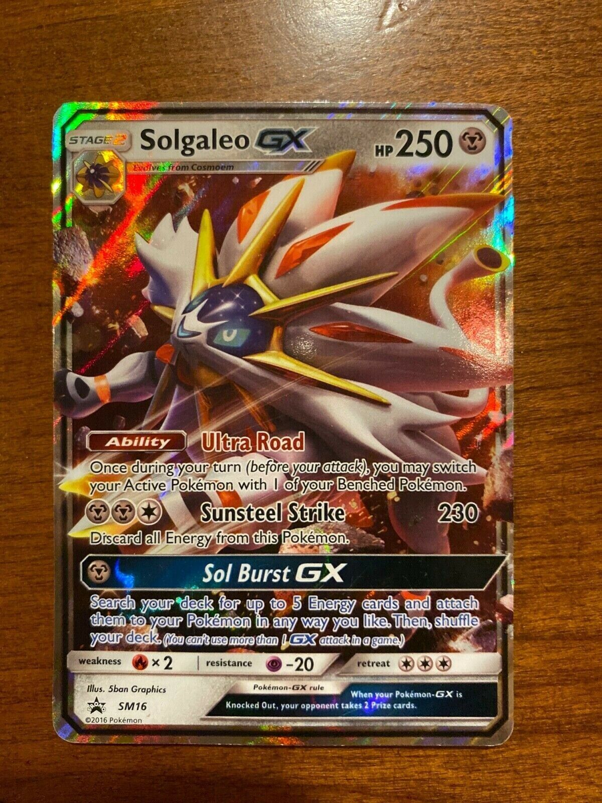 Pokemon Japanese Solgaleo GX 070/114 2017 Ultra Rare Stage 2