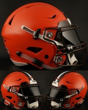 CLEVELAND BROWNS NFL Riddell SPEEDFLEX Authentic Gameday Football Helmet