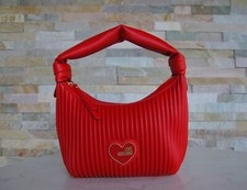Pieghe Love Moschino Borsa a Tracolla Rosso Origin.