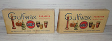 2 Vintage Gulfwax Paraffin 1/4 Pound Box Wax