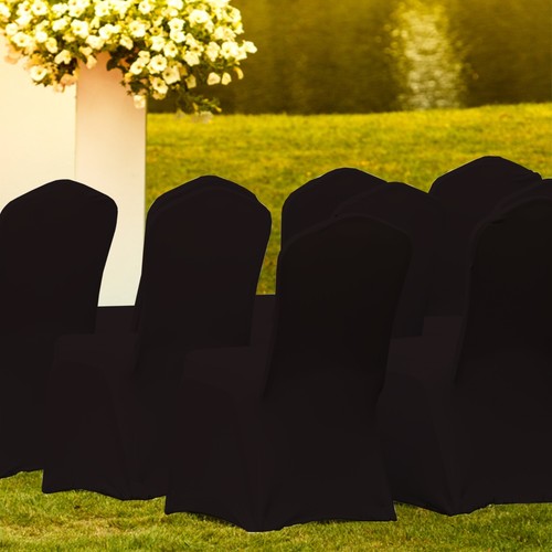 1 – 150 Newest Frontal Plano Spandex Silla Fundas Elástico Fit Multicolor Evento - Imagen 96 de 133