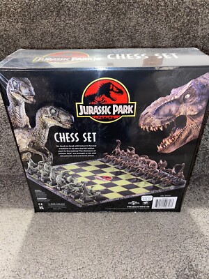 Jurassic Park Dinosaur Themed Chess Set 