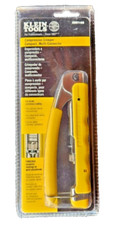 Klein Tools Adjustable Compression Crimper Wire  Coaxial Yellow VDV211-048