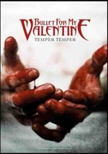 Image of Bullet For My Valentine Temper Temper large textile poster 1100mm x 700mm (hr)