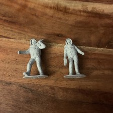 Vintage Astronaut Figure Grey Space Cadet NASA Moon Man Toy Army Man Size
