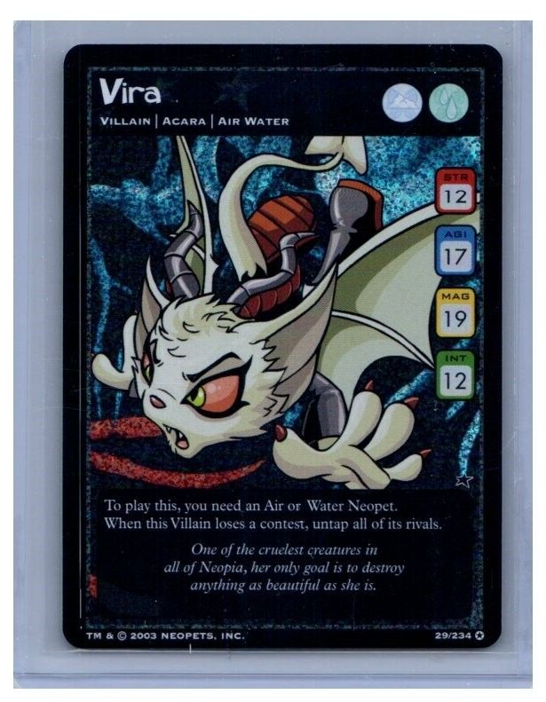 Neopets TCG - Vira 29/234 Ultra Rare Holo - Base Set | eBay